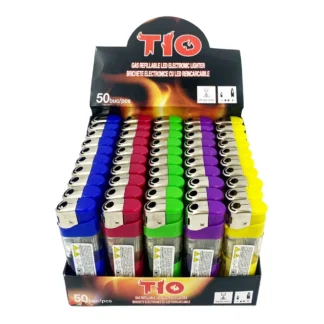 Set 50 de brichete reincarcabile cu lanterna Tio